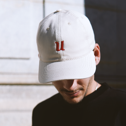Dad Hat Letterform Bege