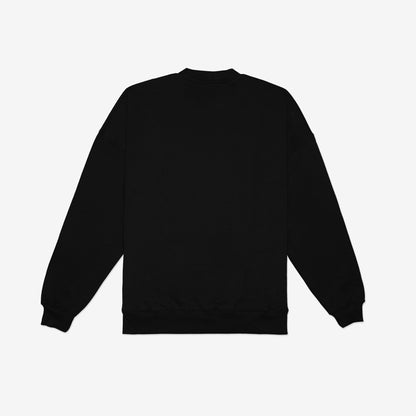 BLANK LOGO CREWNECK "Black"