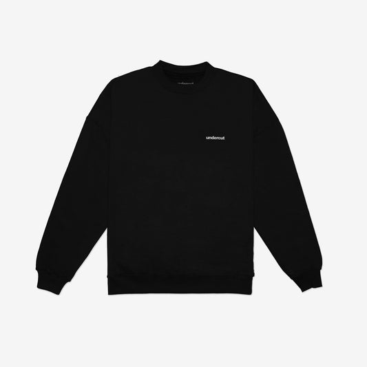 BLANK LOGO CREWNECK "Black"