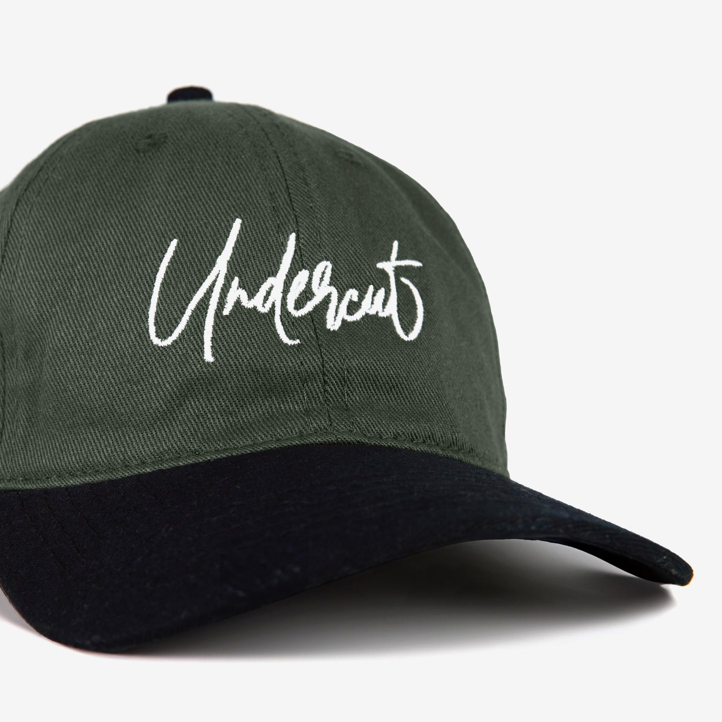 Dad Hat Logo Script Green